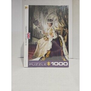 New Sealed 1000 Piece Eurographics Puzzle - Queen Elizabeth II